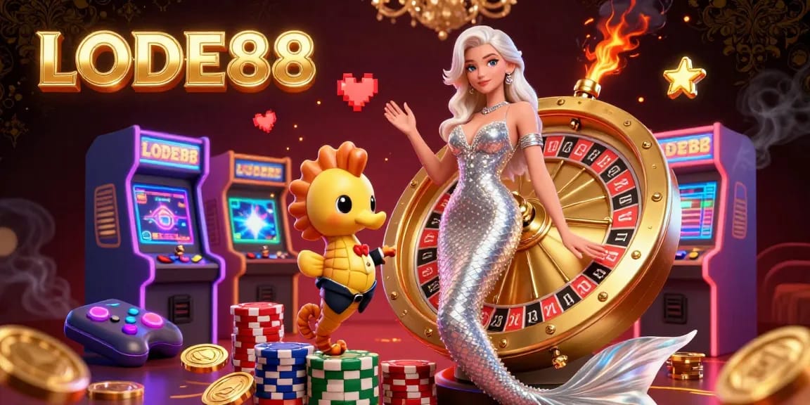 Experience the exciting LODE88 online casino with vibrant gaming elements and stunning visuals.