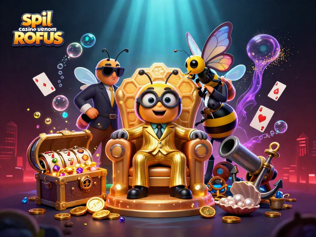 Engage in thrilling gameplay at spil casino uden om ROFUS with vibrant characters and casino elements
