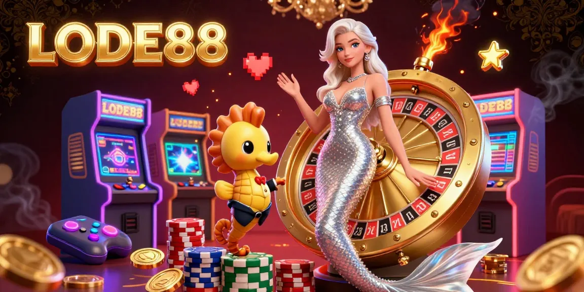 Experience the exciting LODE88 online casino with vibrant gaming elements and stunning visuals.