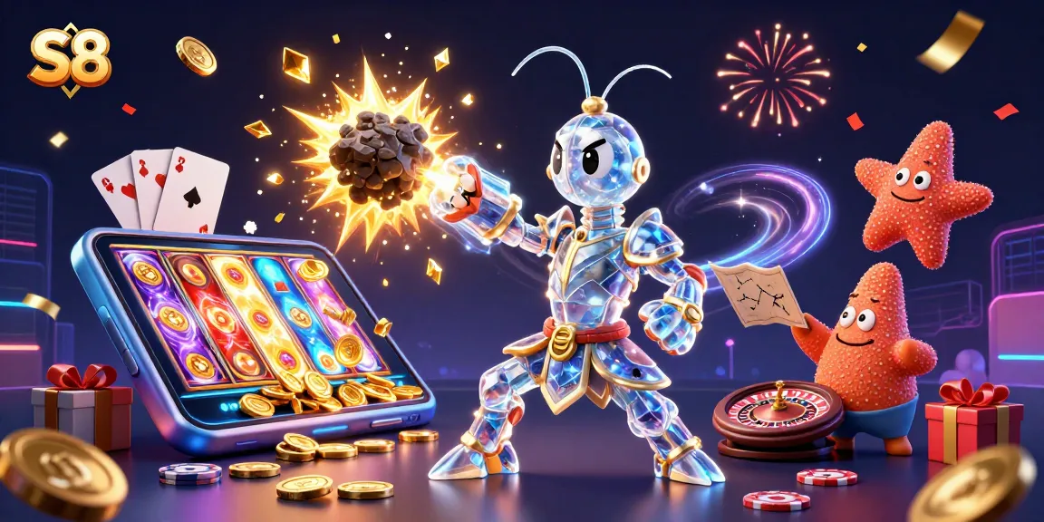 S8 offers exciting casino experiences with a galactic samurai and vibrant game elements for ultimate fun.