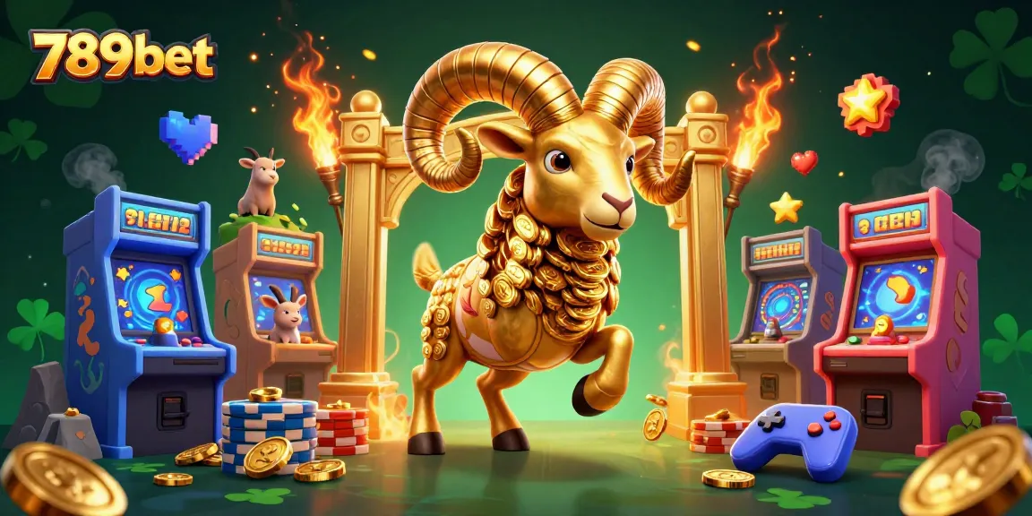 Engage with 789bet in a vibrant 3D gaming scene filled with casino elements and characters.