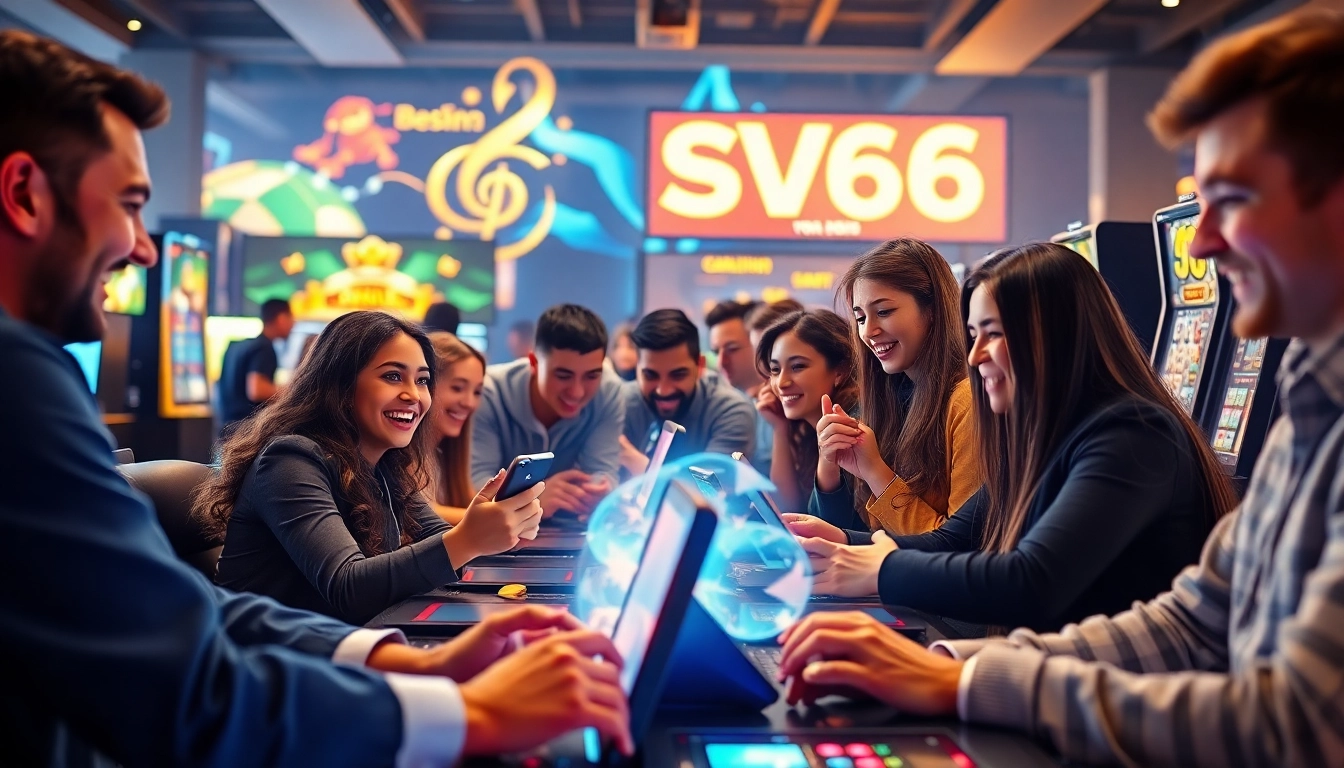 SV 66 online gaming platform showcasing diverse players engaging in interactive gaming experiences.