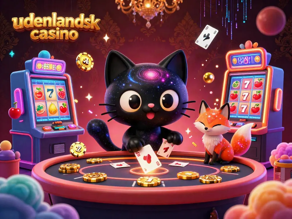 Engage in the excitement of udenlandsk casino with vibrant slot machines and cosmic characters.