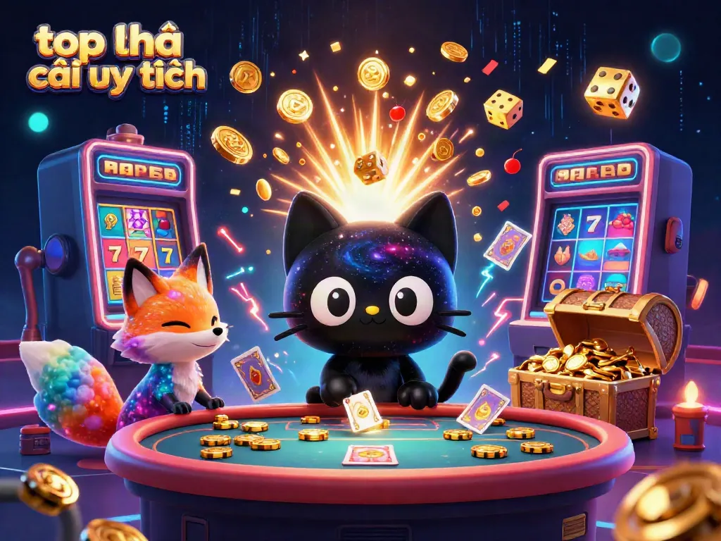 Experience the excitement of top nhà cái uy tín with cosmic characters and thrilling casino elements.