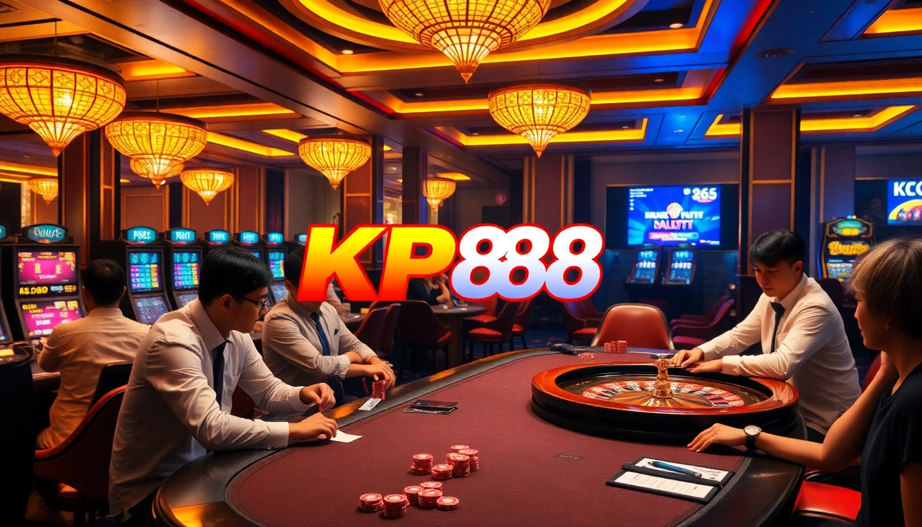 Engage in thrilling gambling experiences at KP88 casino with dynamic games and luxurious atmosphere.