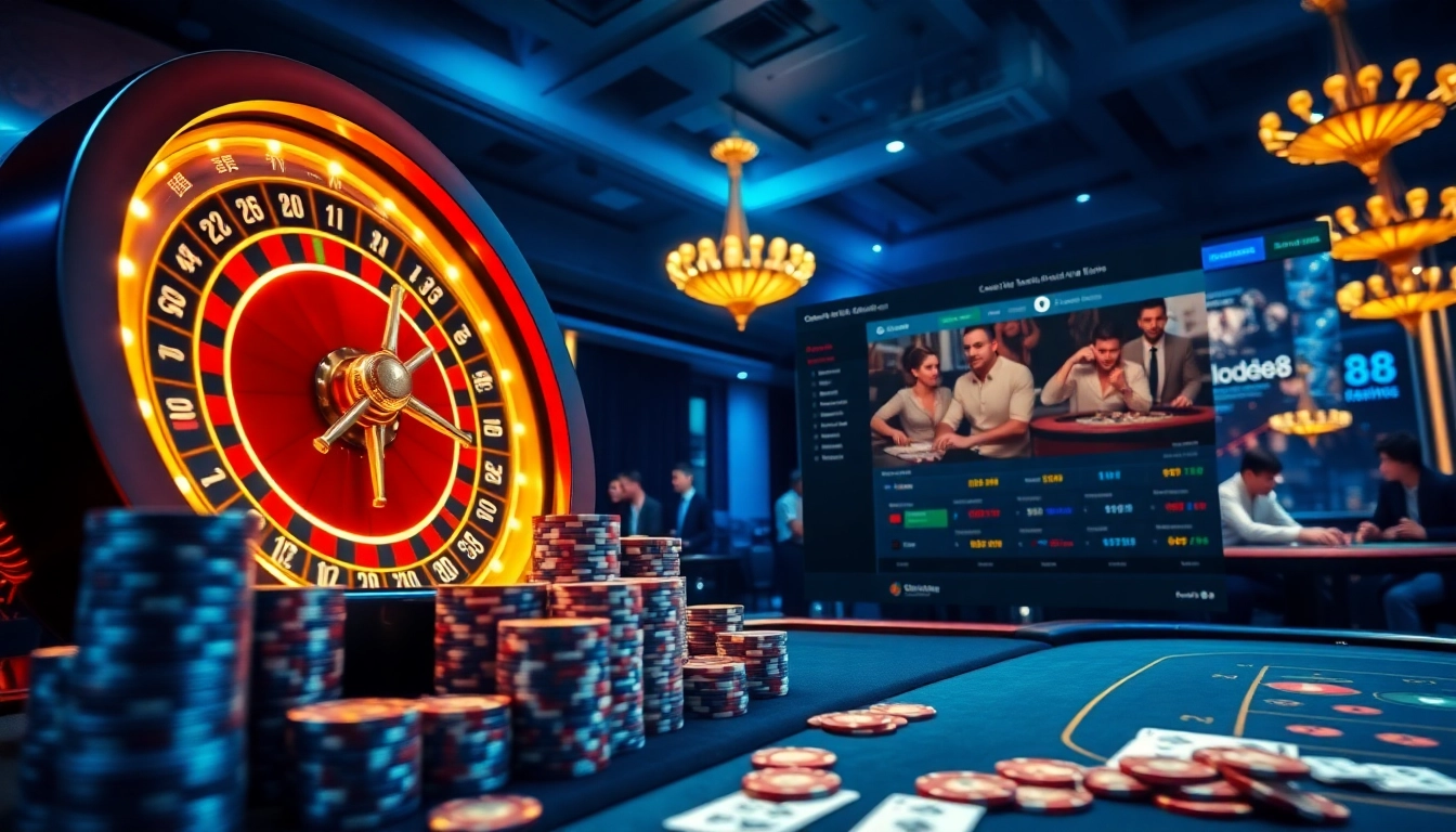 Experience thrilling gameplay at Link vào lode88 with vibrant casino visuals and engaging betting action.