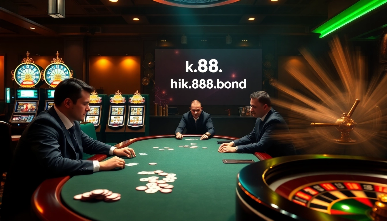 Engage in thrilling gameplay at https://gk88.bond/ with vibrant poker tables and exciting slot machines.