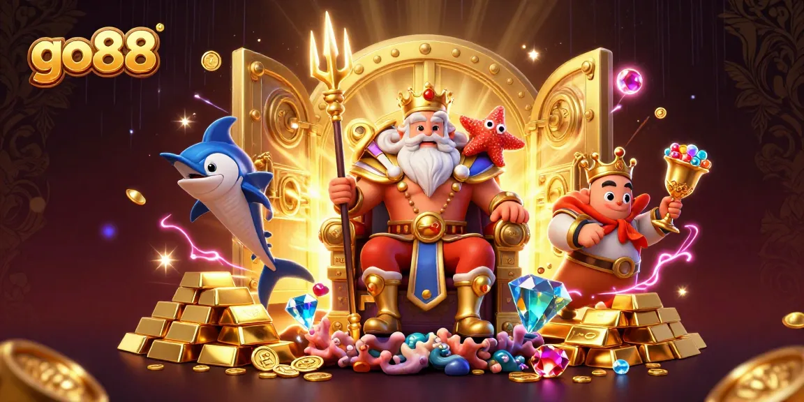 Engage in thrilling gameplay with go88, where sea king Neptune oversees a treasure-filled casino.