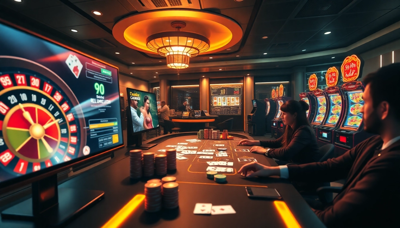 Experience the thrill of gambling online with Link vào da88 as players engage in exciting casino games.