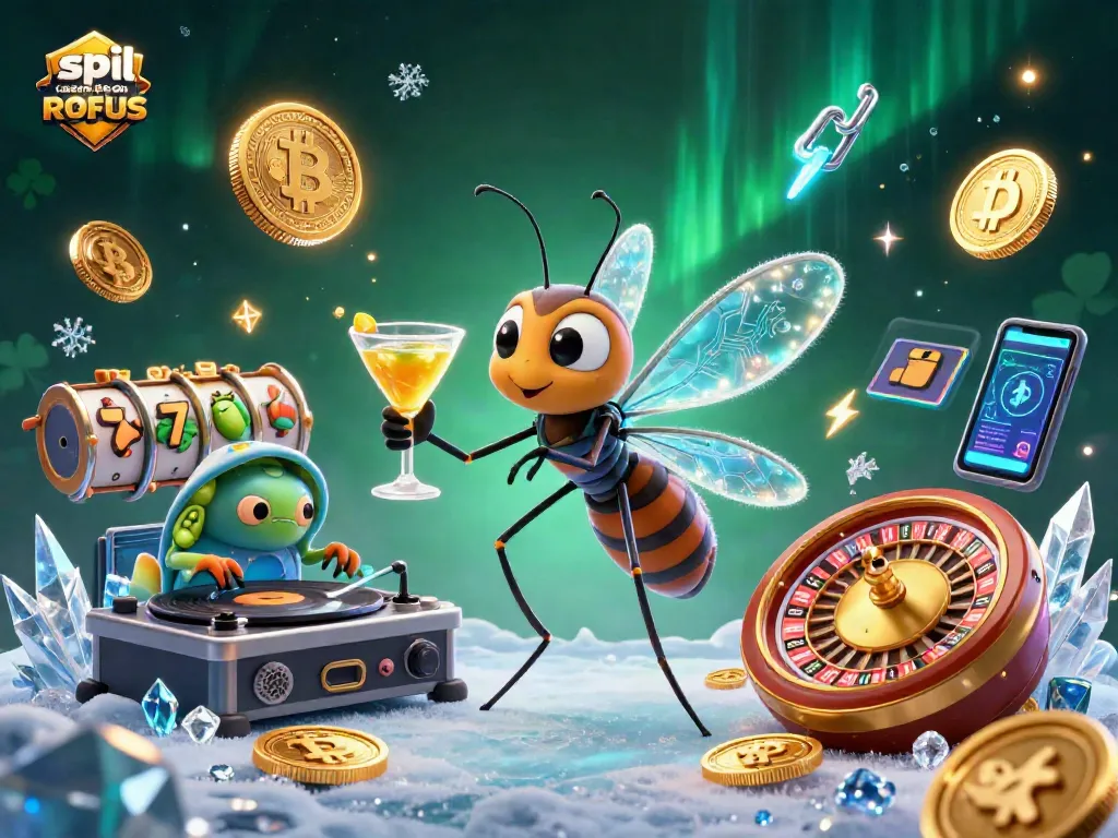 Play exciting games at spil casino uden om ROFUS with vibrant 3D cartoon characters and dynamic casino elements.