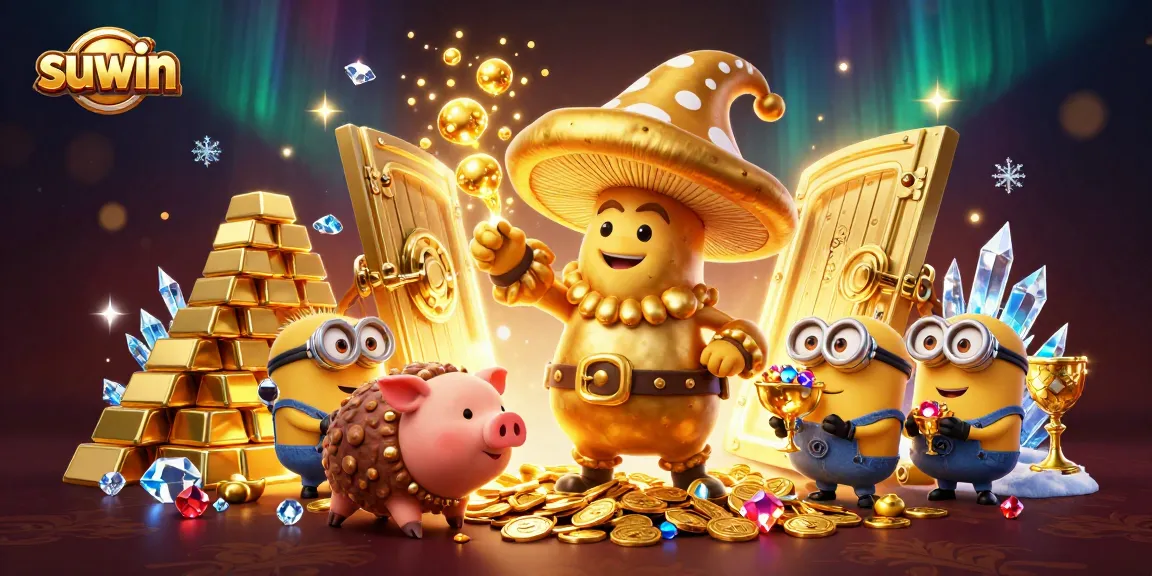 Suwin offers a magical casino experience with golden treasures and 3D wizardry at its center.