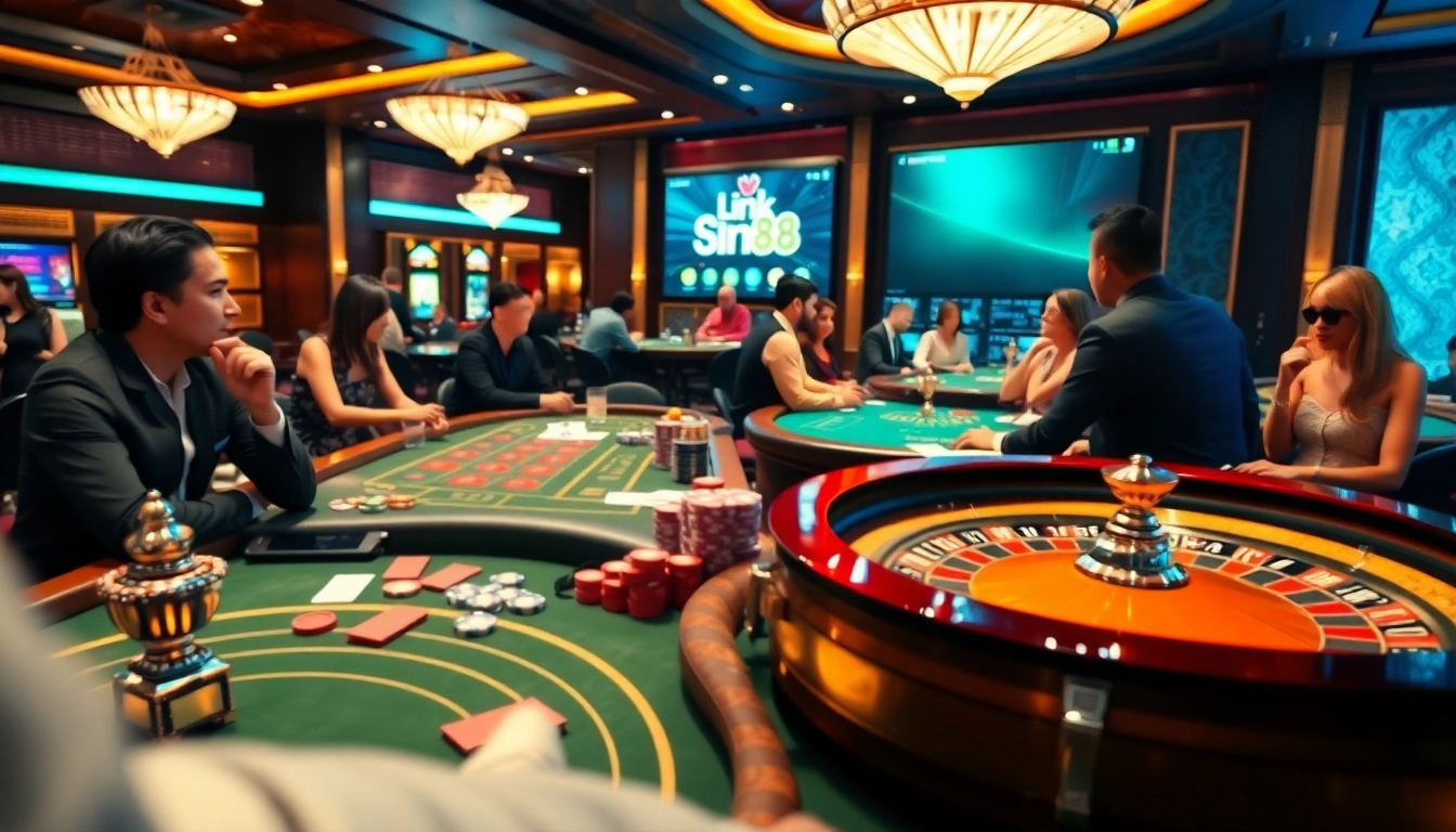 Experience thrilling bets and exclusive bonuses at Link vào sin88 in this vibrant casino scene.