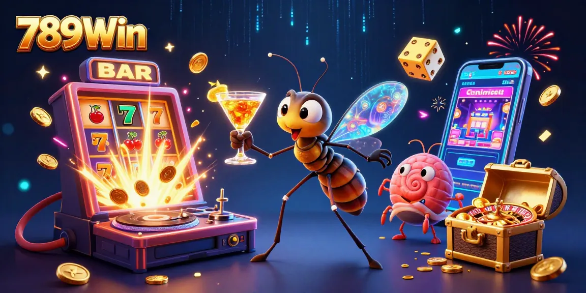 Spin and win at 789Win with a vibrant casino scene bursting with jackpot excitement.