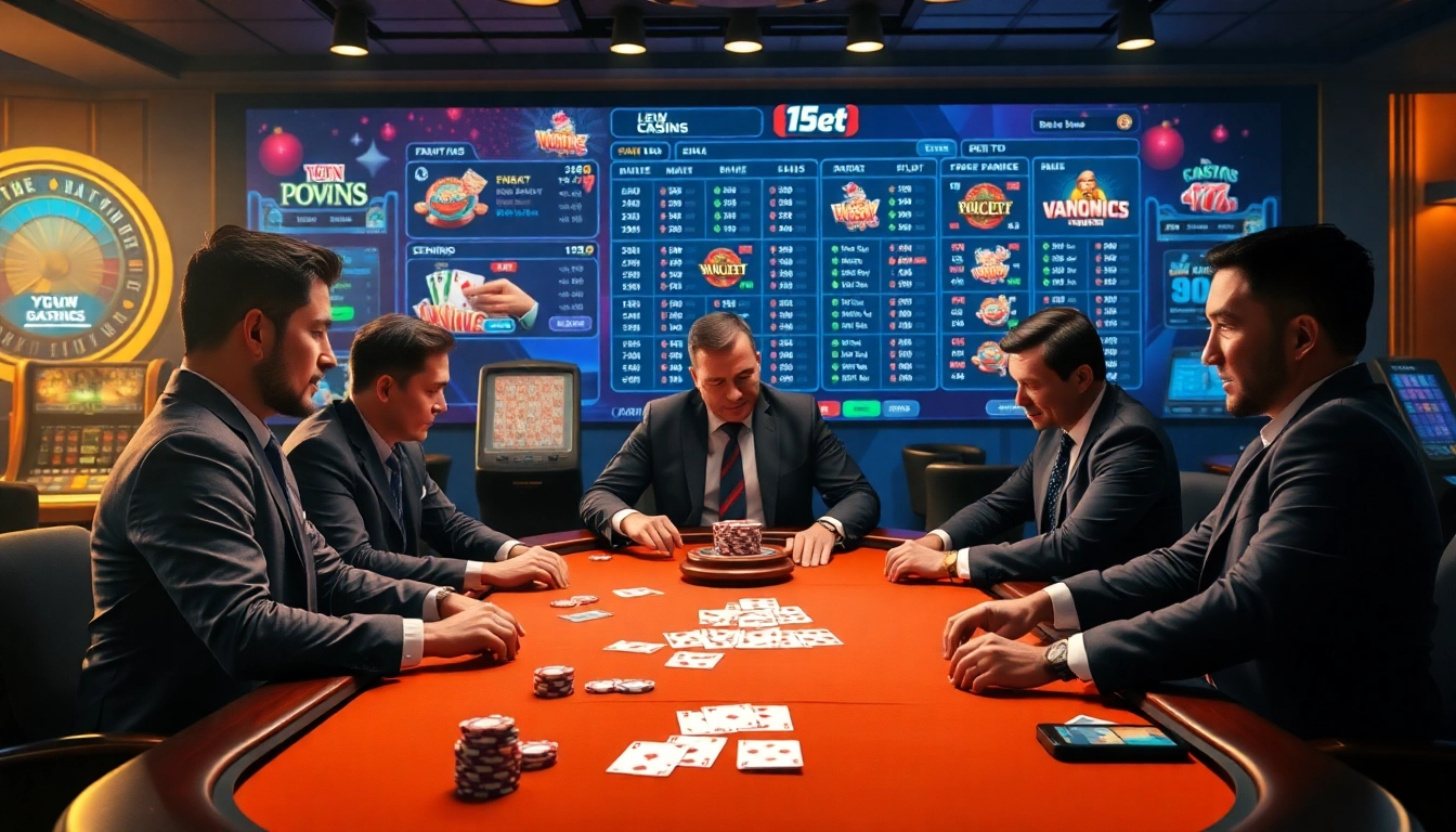 Experience the thrill of online gambling with Link vào 11bet in a luxurious casino setting.