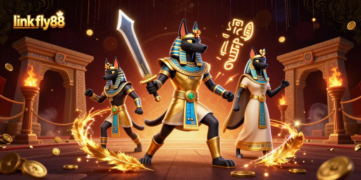 Spin and win with link fly88, featuring ancient warriors and vibrant casino elements
