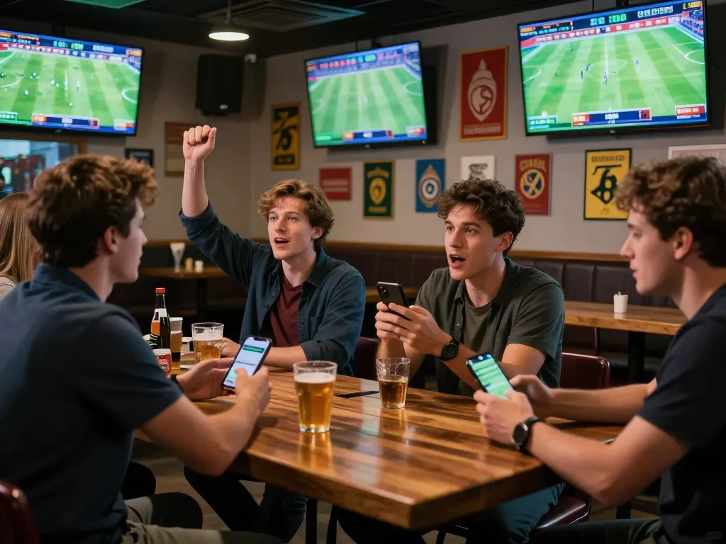 Socolive offers dynamic sports betting experiences with fans engrossed in live matches and smartphone betting.