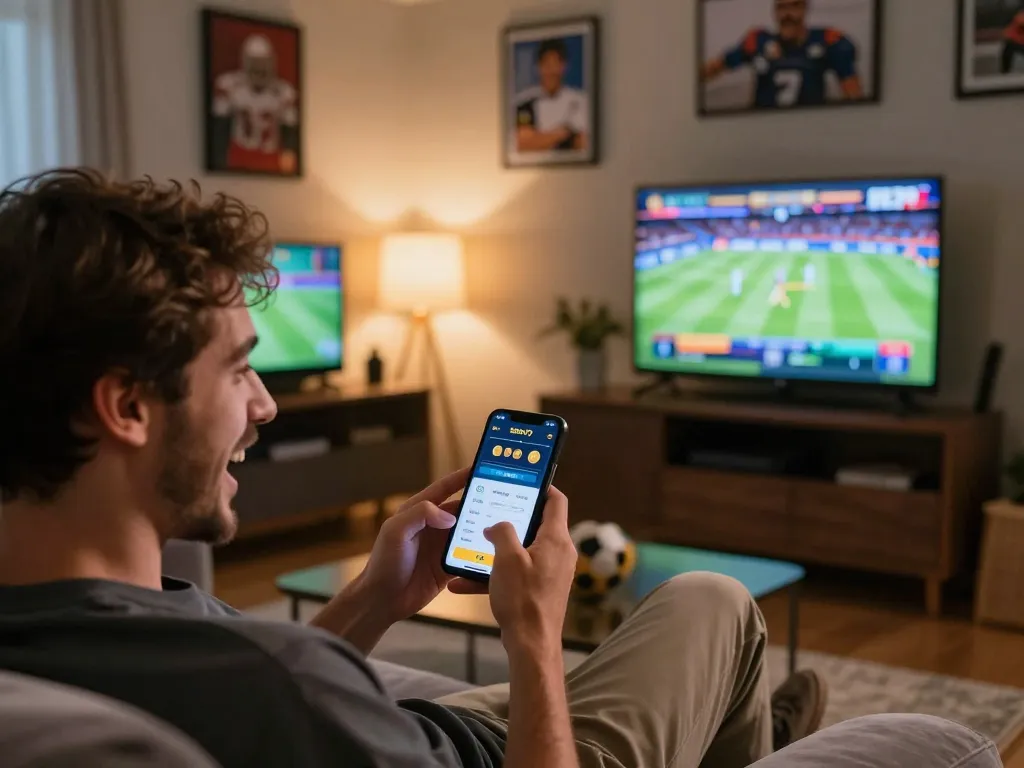 Place your bets confidently with ssbet77 in a cozy home sports betting setup.