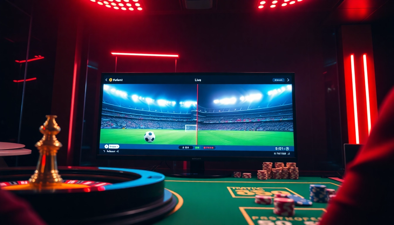 Watch trực tiếp bóng đá live streams while enjoying the excitement of online gambling.
