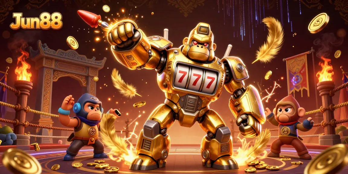 Experience exciting gameplay at Jun88 with dynamic 3D characters in a vibrant casino setting.