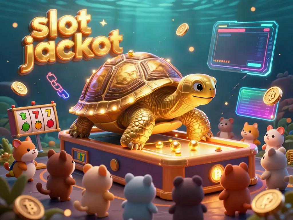 Experience the excitement of hitting the slot jackpot surrounded by vibrant game symbols and animals in this thrilling scene.