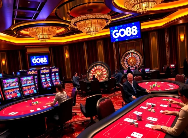 Experience the excitement at GO88 casino with vibrant games and high-stakes action.