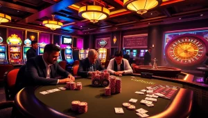 Engaging poker game reflecting insights from https://nhacaiuytinvn.us.com/ ensuring safe gambling.