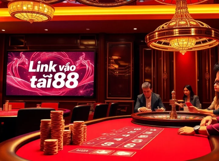 Engage in thrilling gaming excitement with the Link vào ta88 casino interface, featuring poker and roulette.