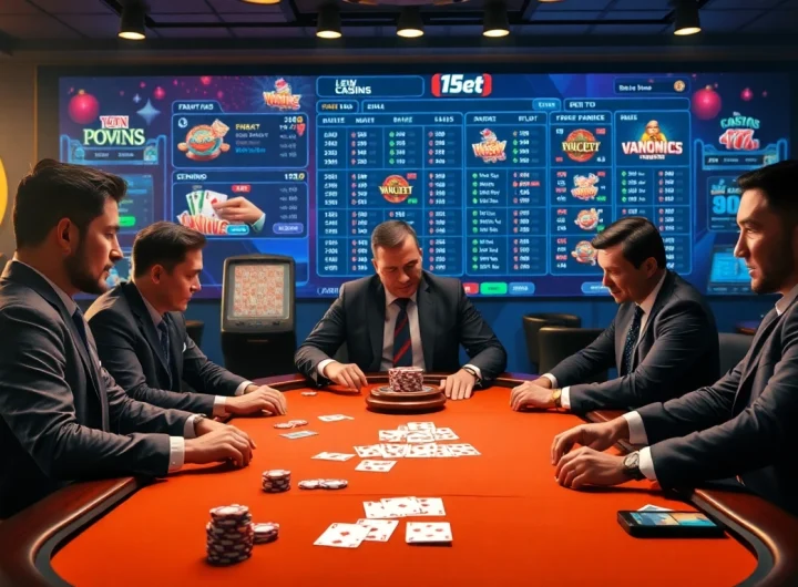 Experience the thrill of online gambling with Link vào 11bet in a luxurious casino setting.