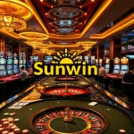 Experience thrilling gaming with Sunwin, a premier online casino, featuring poker tables and vibrant slots.